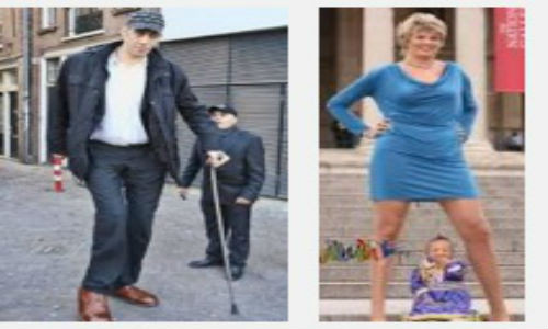 Người đàn ông và người phụ nữ cao nhất thế giới.