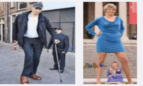 Người đàn ông và người phụ nữ cao nhất thế giới.