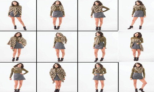 12 cách biến tấu từ một chiếc khăn choàng