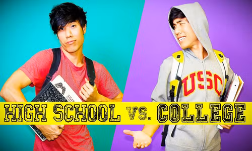 Học sinh và sinh viên có sự khác biệt.