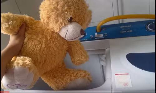 Giặt gấu bông đúng cách sẽ giữ bền đẹp hơn.