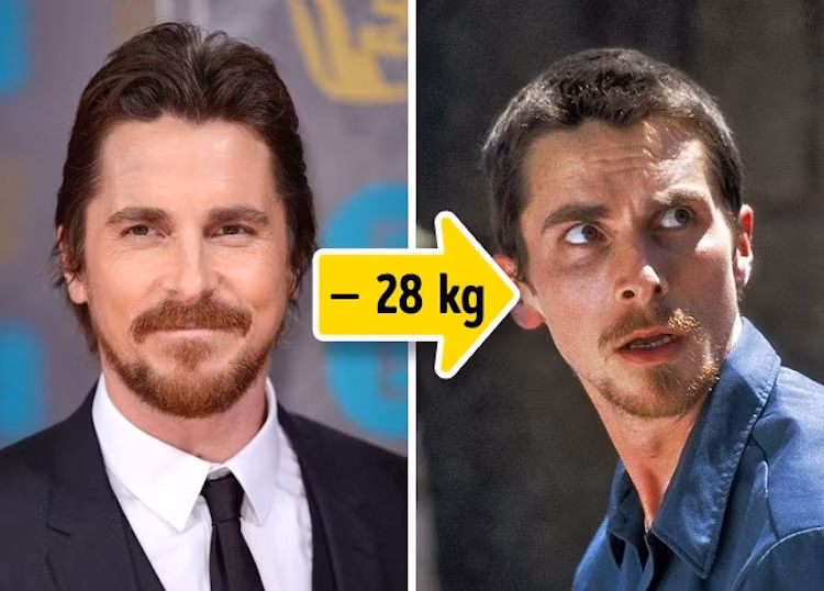 Christian Bale buộc phải giảm tới 28 kg để tham gia diễn xuất trong "The Machinist".
