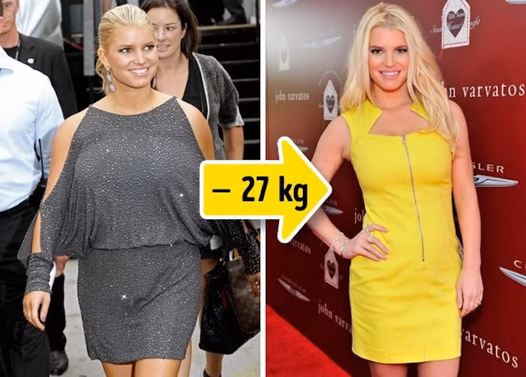 Việc giảm cân đối với Jessica Simpson là điều khiến cô vô cùng lo lắng. Tuy nhiên, vì hôn lễ mà người đẹp đã từng phải giảm tới 27 kg.
