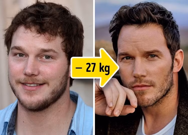 Chris Pratt khiến bao người ngưỡng mộ khi giảm được 27 kg nhờ tập thể hình để đóng vai chính trong phim "Vệ binh dải ngân hà".