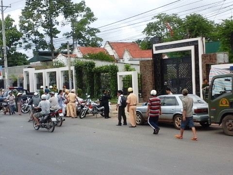 Se dung lai hien truong vu tham sat o Binh Phuoc