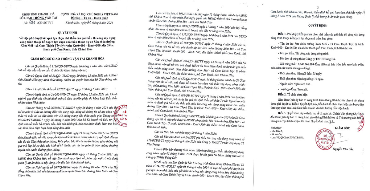 Khánh Hòa: Gói thầu sửa đường hơn 9 tỷ có về tay công ty Đông Đô? - Hình 4 Khanh Hoa: Goi thau sua duong hon 9 ty co ve tay cong ty Dong Do?-Hinh-4