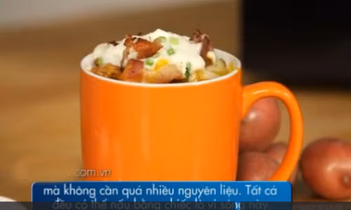 3 mon an sang nhanh gon nau bang lo vi song