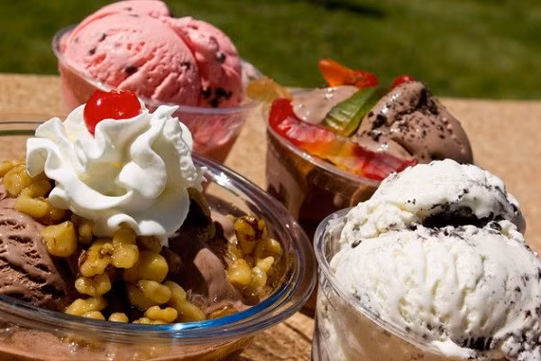 9. Woodside Farm Creamery | Hockessin, Delaware. Nằm cách Dover khoảng 80 km về phía bắc, quán kem ngon ở ngoại thành này chuyên cung cấp những loại kem độc đáo, sử dụng sửa tươi lấy từ đàn bò do chính chủ trang trại nơi đây nuôi. Theo nhiều độc giả, khi đến đây, các bạn nên thử món kem Bacon, hỗn hợp kem có vị thịt xông khói, từng được tạp chí ẩm thực Food Network bình chọn ngon nhất đất Mỹ.