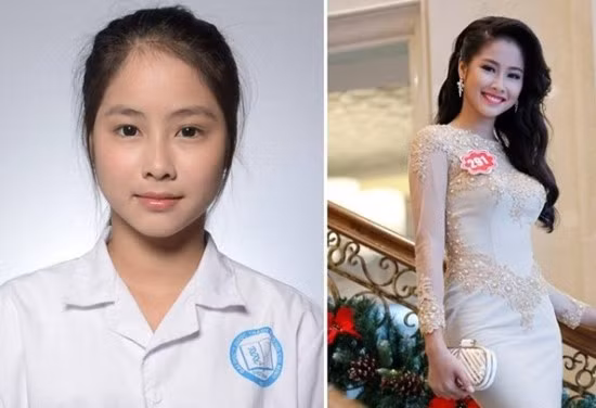 Ngoài gương mặt dễ thương, Ngọc Huệ còn có vóc dáng khá cân đối. Cô cao 1,67 m, từng tham gia cuộc thi Hoa hậu Việt Nam 2014.