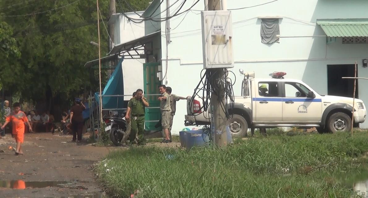 Hiện trường vụ ẩu đả.