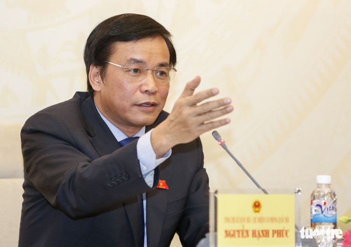 Tổng Thư ký Quốc hội Nguyễn Hạnh Phúc khẳng định việc cho thôi nhiệm vụ ĐBQH đối với bà Phan Thị Mỹ Thanh được sự đồng ý của Ban Bí thư.