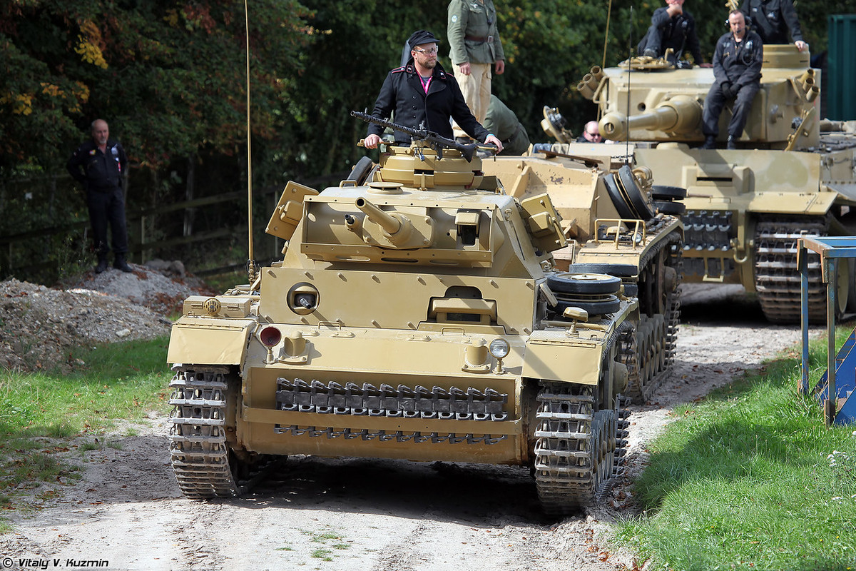 Ngoài Tiger I 131, Bảo tàng Bovington còn duy trì hoạt động của hàng loạt cỗ máy chiến tranh phát xít Đức thời Chiến tranh Thế giới thứ 2. Ví dụ như trong ảnh là xe tăng hạng trung Panzer III Ausf. L. Nguồn ảnh: Vitaly Kuzmin