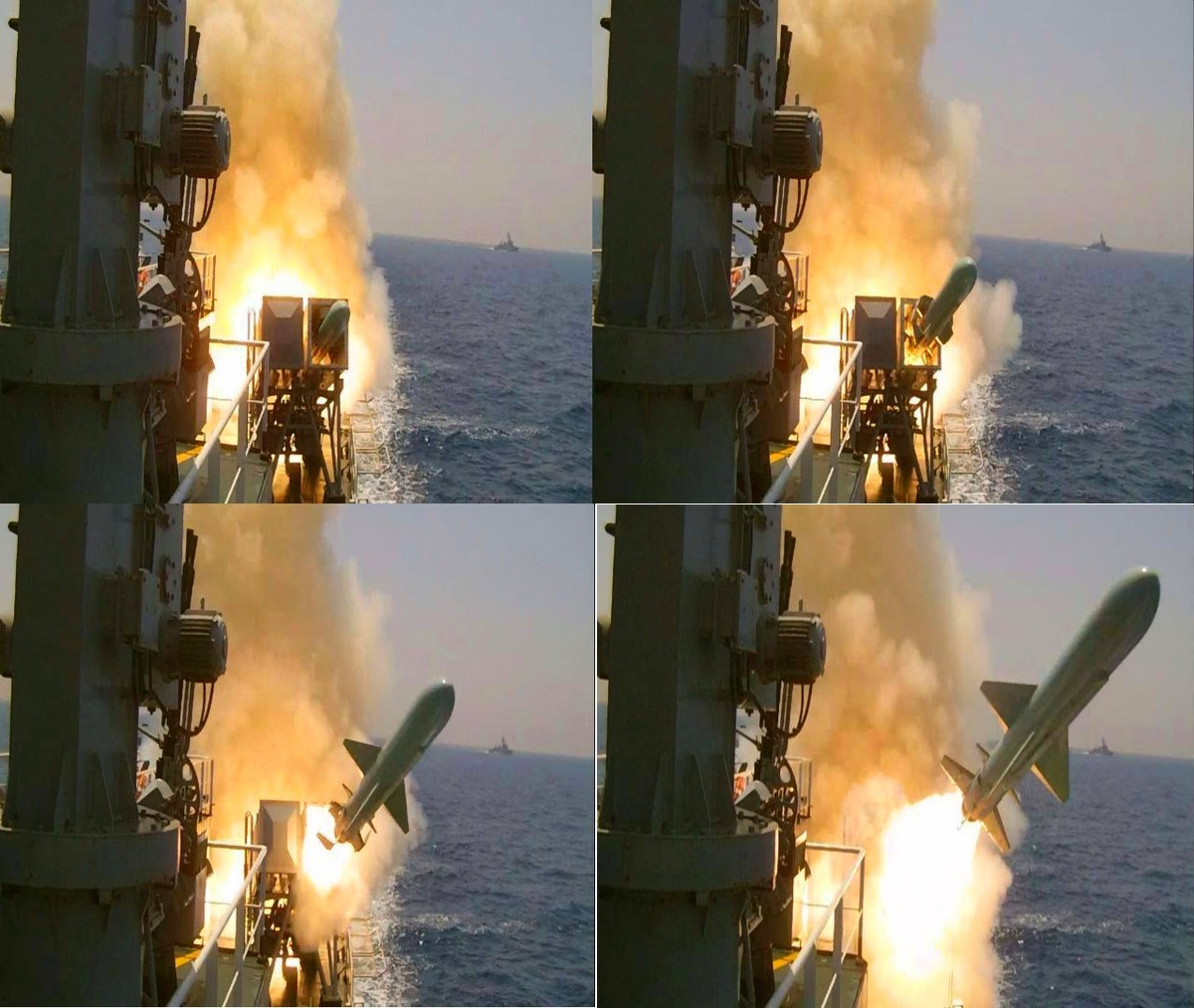 Ví dụ, với tên lửa chống hạm, đa số các tàu tên lửa của Myanmar sử dụng hệ thống tên lửa hành trình C-802 do Trung Quốc sản xuất. Loại tên lửa này đạt tầm bắn khoảng 120km, tốc độ cận âm. Nguồn ảnh: defence-studies