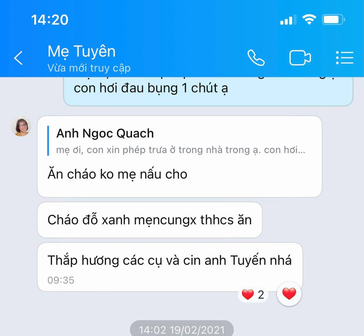 Thật mừng cho bạn quá. Mẹ đã coi bạn là con gái, bạn hãy coi mẹ như mẹ đẻ nhé. Mình cũng phấn đấu như thế nếu sau này làm mẹ chồng”, Đọc xong thấy cuộc sống tươi vui hẳn. Hi vọng rằng mối quan hệ của 2 mẹ con bạn mãi luôn như thế này nhé",... một số bình luận của netizen dành cho cô gái may mắn này.