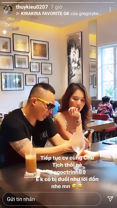 Không chỉ vậy, cô trợ lý còn được “chủ tịch” hết mức cưng chiều khi ăn uống gì cũng nhớ đến trợ lý của mình.