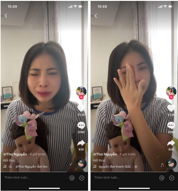 Nhiều người cho rằng màn khóc lóc, hối hận và tuyên bố "dừng lại" trước đó của Thơ Nguyễn chỉ là giả dối.