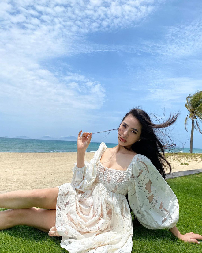 Vợ chồng ca nương cùng 2 con cũng lựa chọn một resort ở Hội An để nghỉ dưỡng.