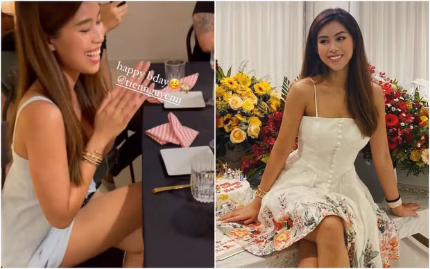 Cô nàng 25 tuổi mặc váy màu xanh dương pastel cực nhạt, mái tóc buông dài, đi chân đất và cười rạng rỡ đã nhanh chóng chiếm trọn cảm tình của dân mạng.