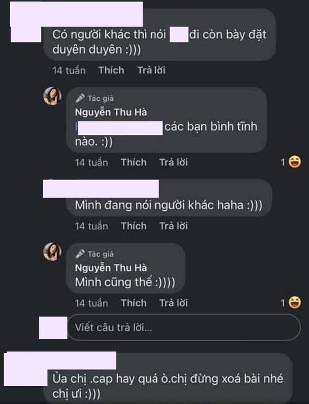 Đến thời điểm hiện tại, dưới dòng trạng thái đó của Hy An nhiều cư dân mạng cũng để lại những bình luận mang tính "cà khịa" cô nàng.