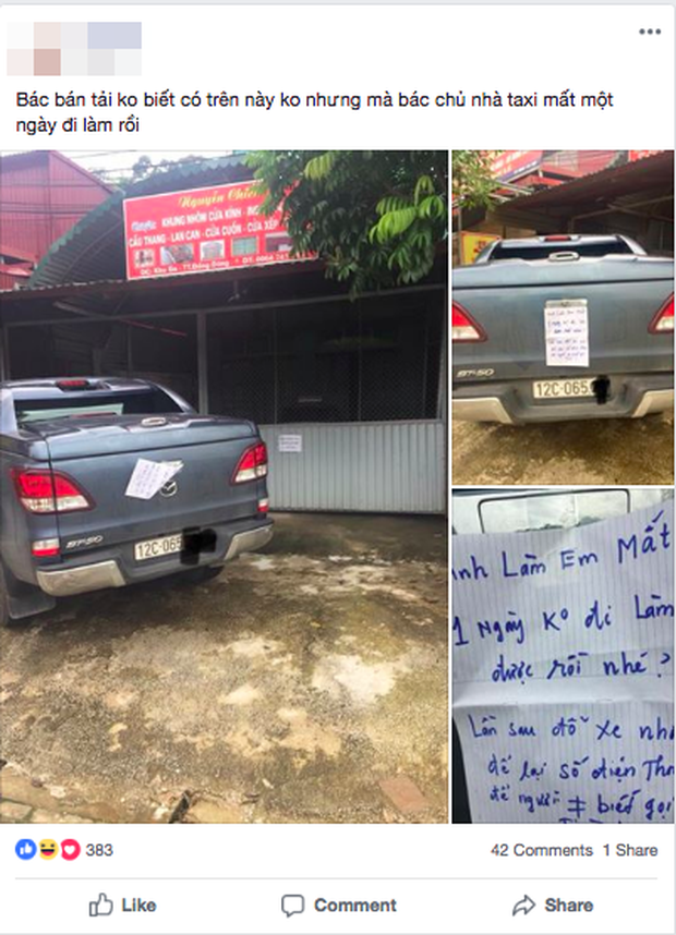 Điển hình là câu chuyện trước đó, một chủ nhà bị tài xế đỗ xe quá lâu khiến công việc đi làm hàng ngày bị cản trở.