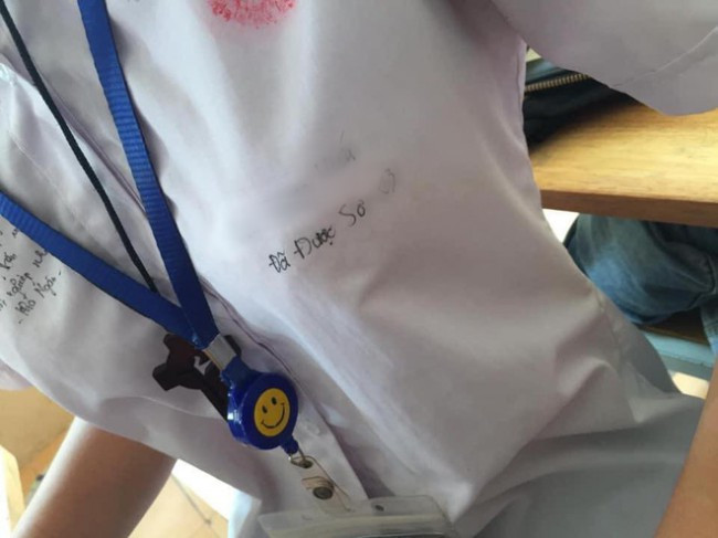 Quả thật, dòng lưu bút trên khiến cả người lớn cũng phải "đỏ mặt" khi đọc khi nằm ở đúng chỗ nhạy cảm của một người con gái. Bên cạnh, ý kiến chỉ trích các học sinh thì không ít người cũng cho rằng đây chỉ là trò đùa quá trớn.