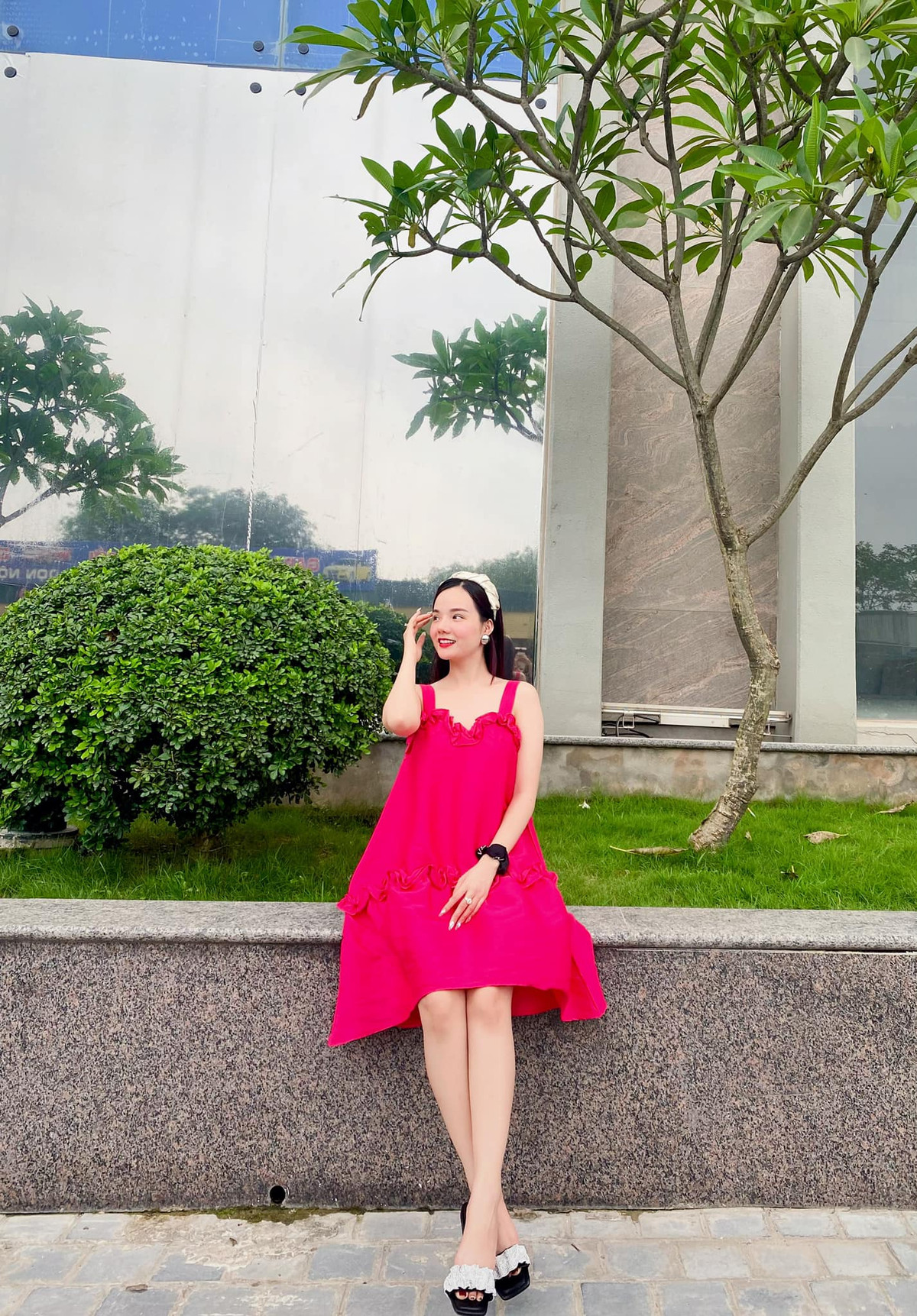 Dù đã là mẹ nhưng cô nàng vẫn luôn xinh đẹp trong mọi hoàn cảnh.