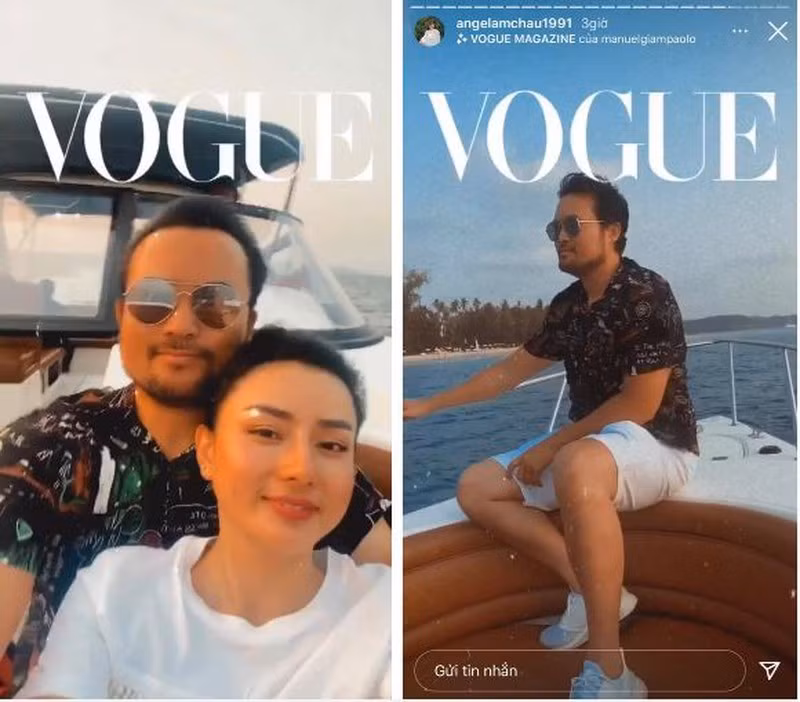 Thế nhưng mỗi lần khoe chồng Angela Chu lại không hề gây thất vọng bằng loạt cử chỉ, hành động yêu thương, chiều chuộng vợ của ông xã đại gia này.