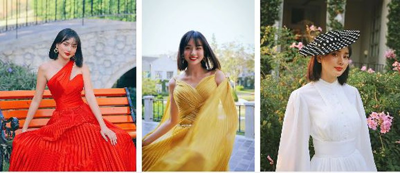 Luôn có người yêu thương, chiều chuộng như thế này bảo sao Angela Chu vẫn giữ được nhan sắc xinh đẹp, mặn mà không hề thay đổi. Ảnh: Tổng hợp