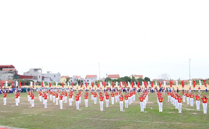 Hai Duong tam dung to chuc Dai hoi The duc the thao cap xa