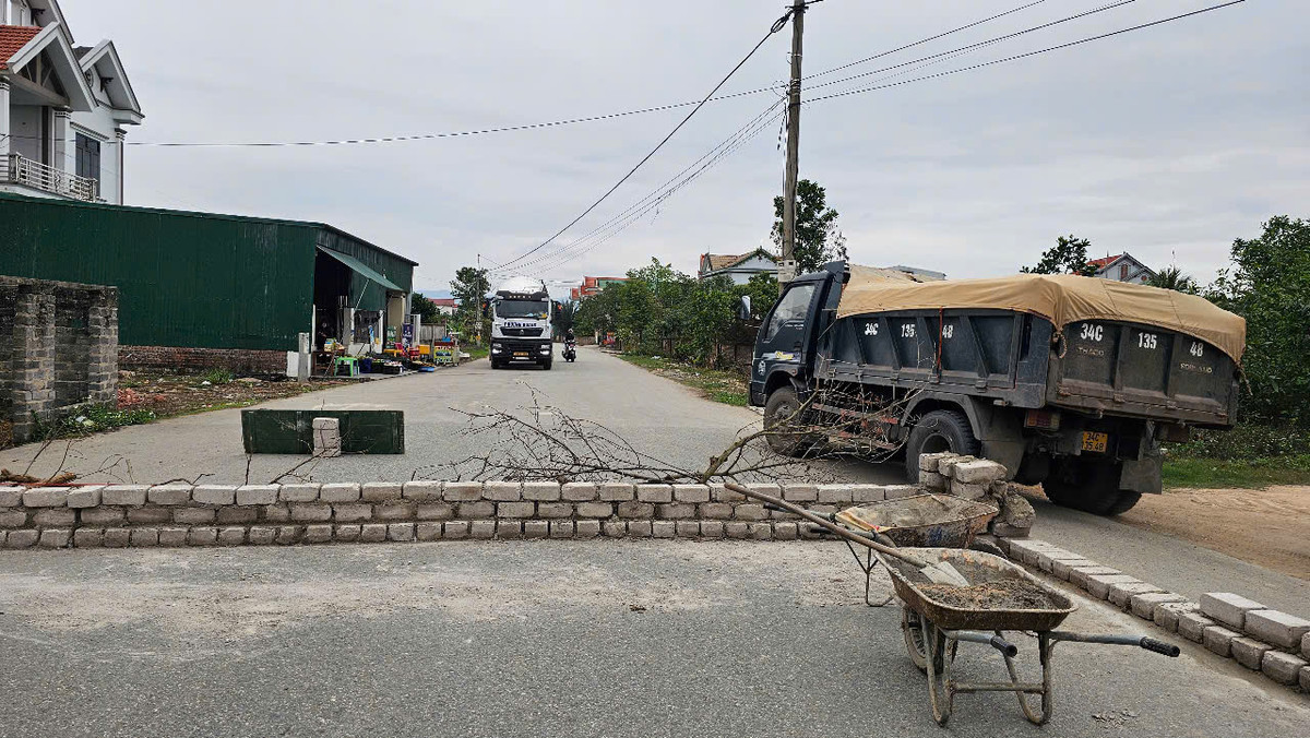 Hai Duong: Vi sao nguoi dan xay tuong gach chan long duong?-Hinh-7