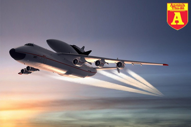 Với những động cơ cực khỏe này An-225 có tốc độ hành trình 800 km/h.