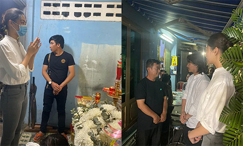 Luong Thuy Linh vieng em hoc sinh qua doi vu cay phuong do