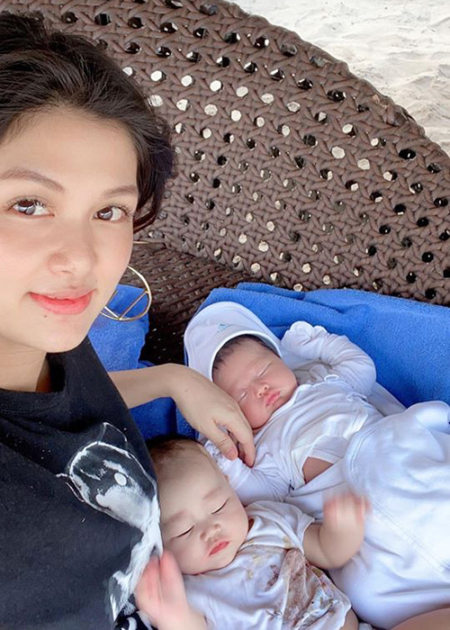 Chiều ngày 9/4/2020, Oanh Yến sinh con thứ 6. Cô đặt tên con trai là Quang Nhật.