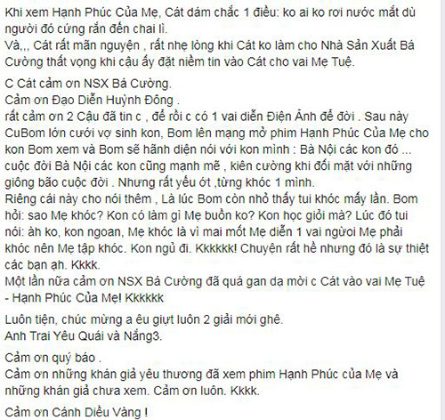 Cat Phuong viet tam thu sau khi doat giai Canh dieu Vang 2019-Hinh-3