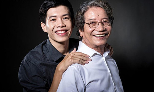 Hon nhan cua nhac si Pho Duc Phuong voi vo kem 20 tuoi