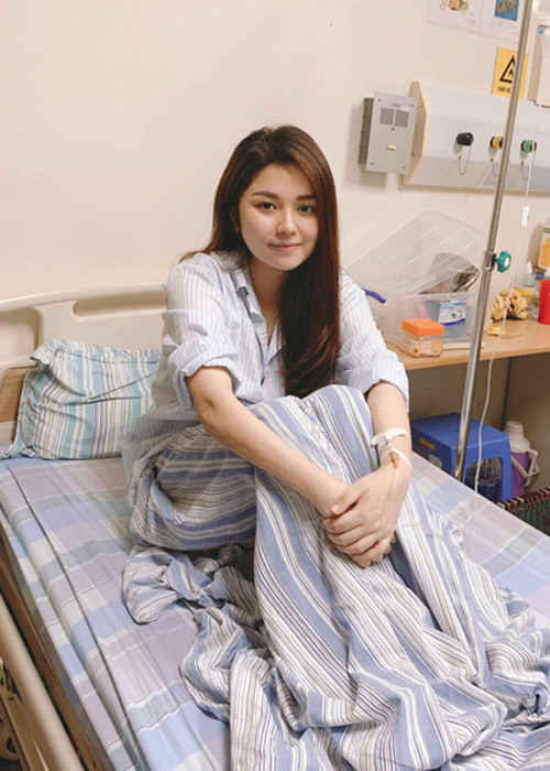 Diệu Linh đã tạm ngừng công việc dẫn chương trình.