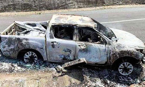 Vu Bi thu dot xe, muon xac: Do no vi 