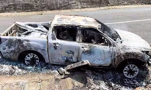 Vu Bi thu dot xe, muon xac: Do no vi 