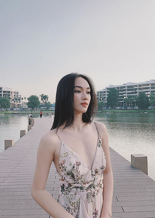 Nữ người mẫu tỏ ra kín tiếng về chuyện tình cảm.