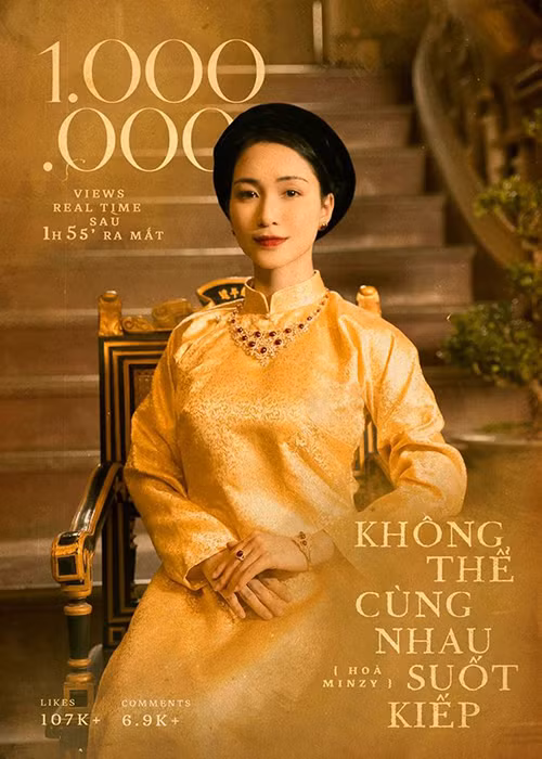 Hòa Minzy mất 2 năm để thực hiện MV mới. Trong đó, công đoạn chuẩn bị trang phục lên đến 1 năm.