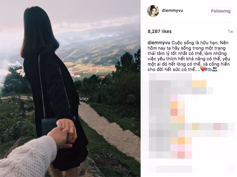 Sau cuộc tình 3 năm với Phan Đức, Diễm My tỏ ra kín tiếng hơn về chuyện tình cảm. Năm 2017, cô công khai với người hâm mộ chuyện có bạn trai mới nhưng giấu danh tính nửa kia của mình.