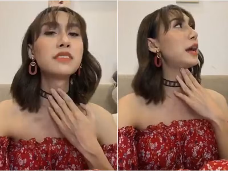 Gần đây, khi livestream với người hâm mộ, Lynk Lee tiết lộ ý định sang Thái Lan mài yết hầu để gương mặt trở nên hài hòa hơn.