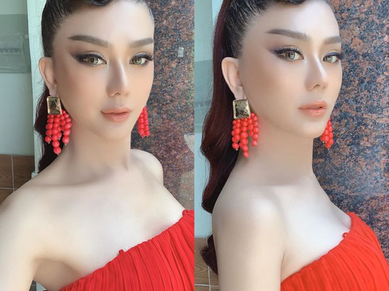 Hình ảnh Lâm Khánh Chi gợi cảm ở tuổi 43 khiến người đối diện khó rời mắt.