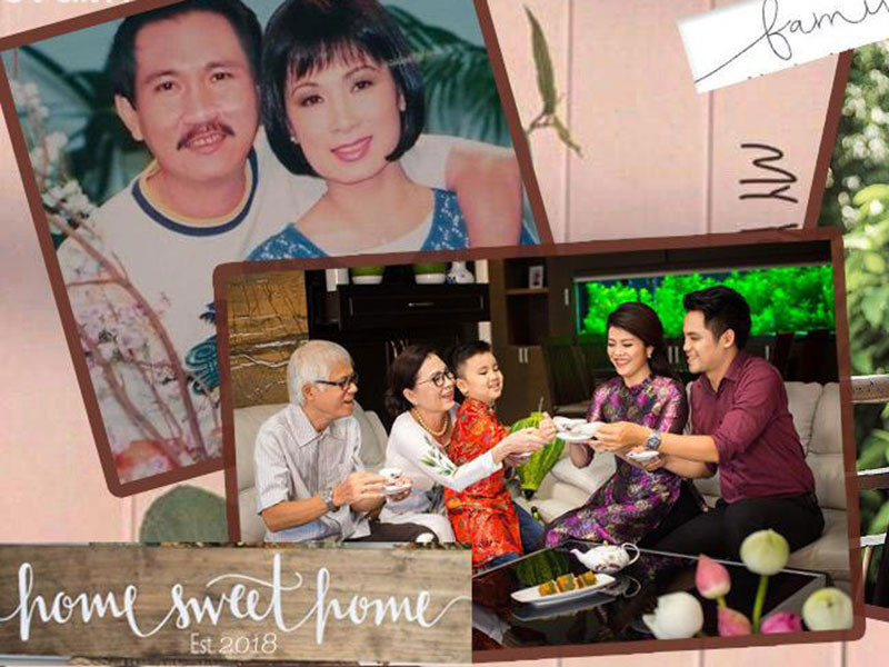 Năm 1980, nghệ sĩ Kim Xuân kết hôn. “Tôi làm dâu người Huế nên cũng vất vả và được dạy nhiều thứ”, cô chia sẻ. Theo lời nữ nghệ sĩ, phải lâu lắm, cha mẹ chồng mới thông cảm, hiểu được cho cô những nỗi khó khăn của nghề diễn. Ảnh: Khám phá