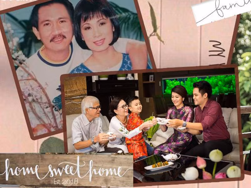 Năm 1980, nghệ sĩ Kim Xuân kết hôn. “Tôi làm dâu người Huế nên cũng vất vả và được dạy nhiều thứ”, cô chia sẻ. Theo lời nữ nghệ sĩ, phải lâu lắm, cha mẹ chồng mới thông cảm, hiểu được cho cô những nỗi khó khăn của nghề diễn. Ảnh: Khám phá