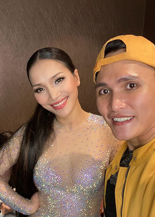 Nữ ca sĩ luôn xuất hiện với hình ảnh rạng rỡ.