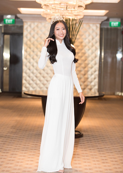 Hoa hậu sinh viên Thế giới Thanh Khoa cũng góp mặt tại sự kiện.