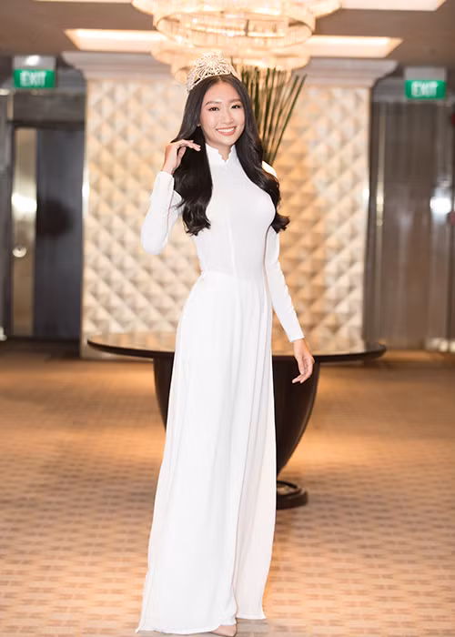 Hoa hậu sinh viên Thế giới Thanh Khoa cũng góp mặt tại sự kiện.