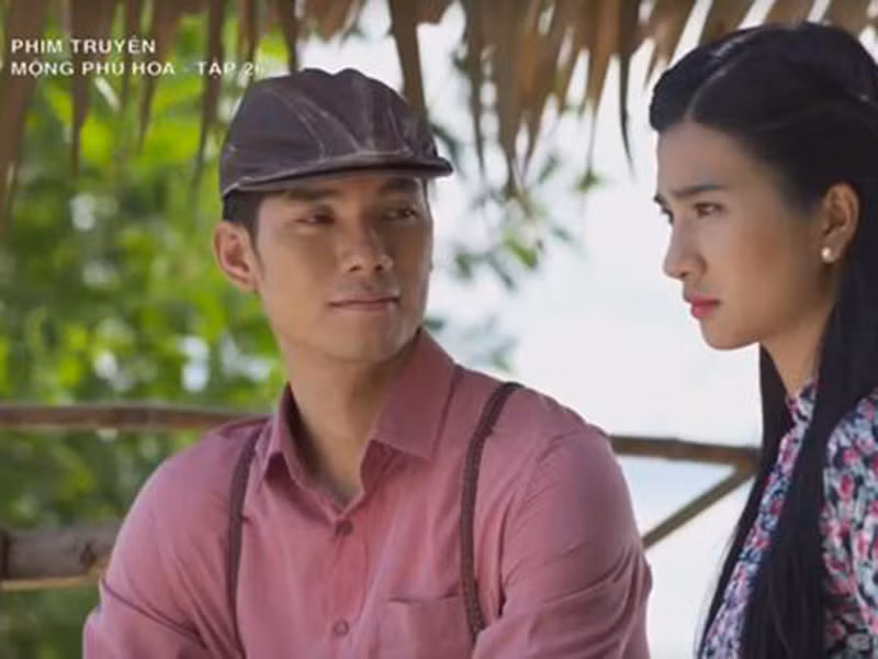 Kim Tuyến cũng là một trong những người tình màn ảnh của Nhan Phúc Vinh.