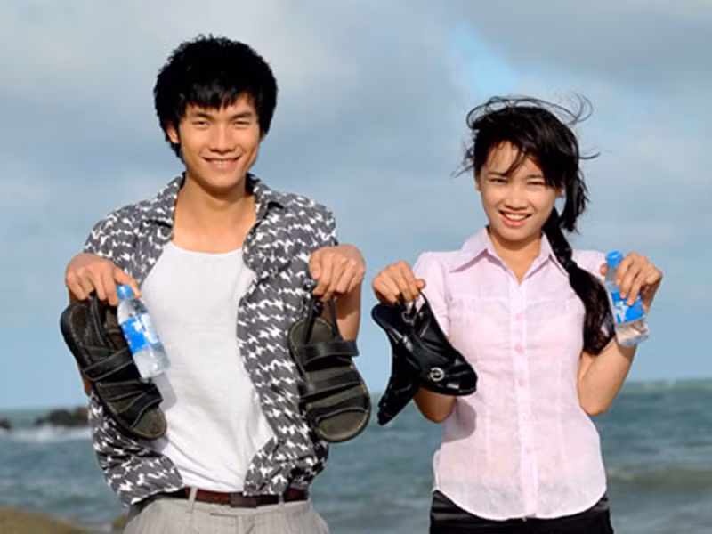 Nhan Phúc Vinh cũng có nhiều cơ hội đóng cặp với Nhã Phương. Cả hai từng hợp tác trong phim "Hương bưởi", "Thám tử miệt vườn", "Ngày ấy mình đã yêu". Ảnh: Infonet